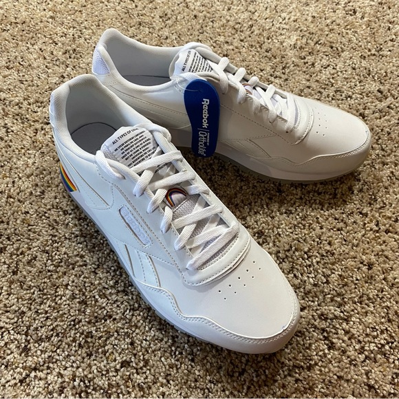 Reebok Classic Harman Run S “PRIDE" RAINBOW/WHITE, Porcelain - Picture 6 of 12